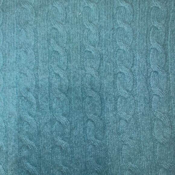 ANTONIO MELANI Blue Cashmere Crew Neck Sweater - Picture 2 of 4